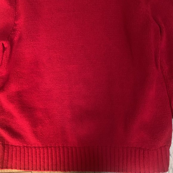 NEW STYLE & CO DARK RED PUFFY SLEEVE SWEATER XL - Picture 6 of 6